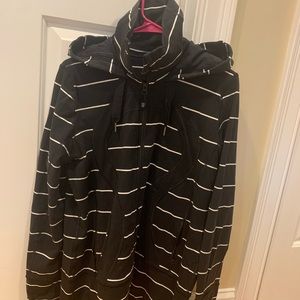 Women’s Lululemon black/white scuba jacket